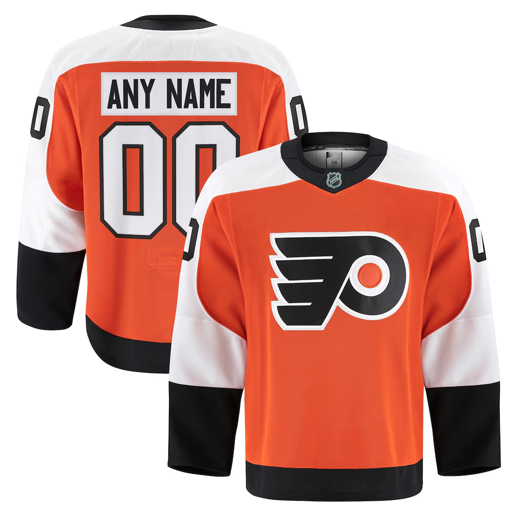Mdoa Custom P.Flyers Orange Home Authentic Pro Jerseys