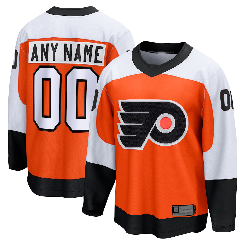 Mdoa Custom P.Flyers Orange Home Breakaway Jerseys