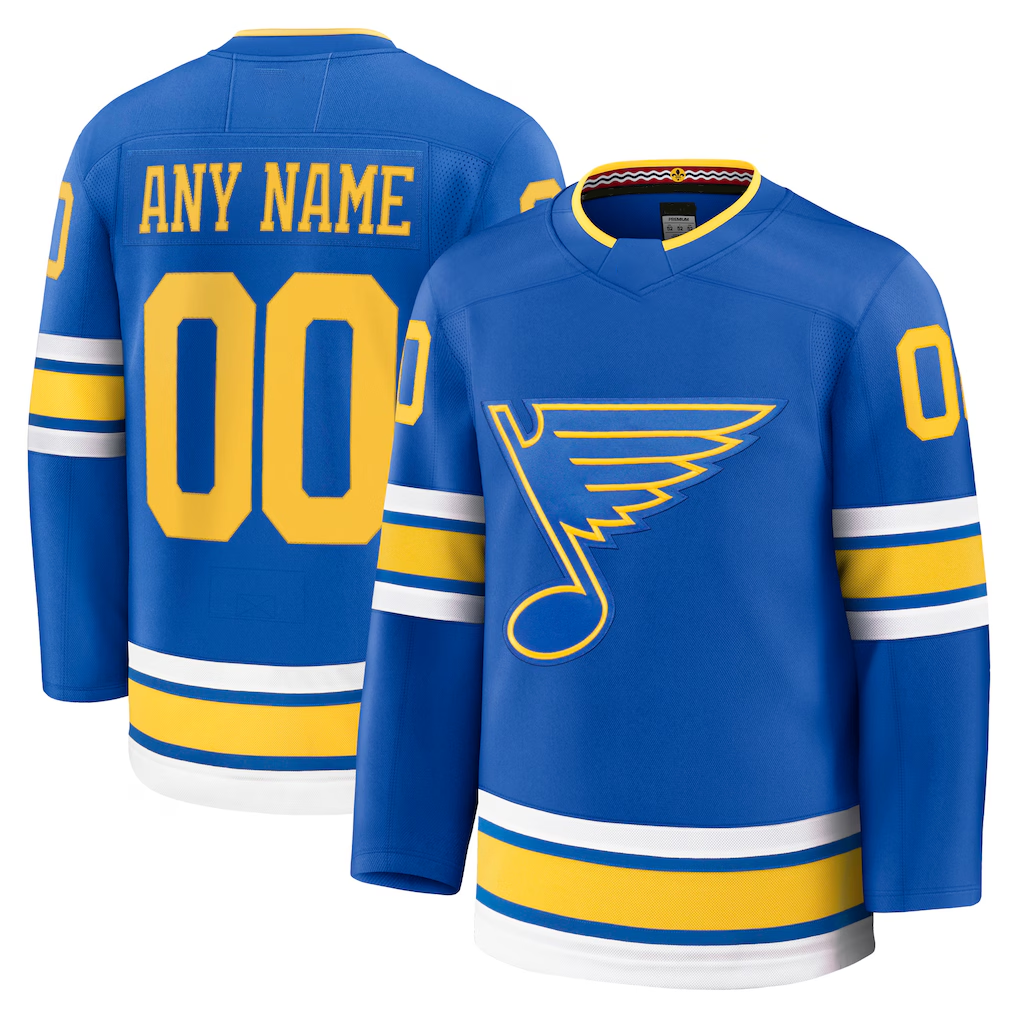 Mdoa Custom SL.Blues Blue Home Premium Jerseys