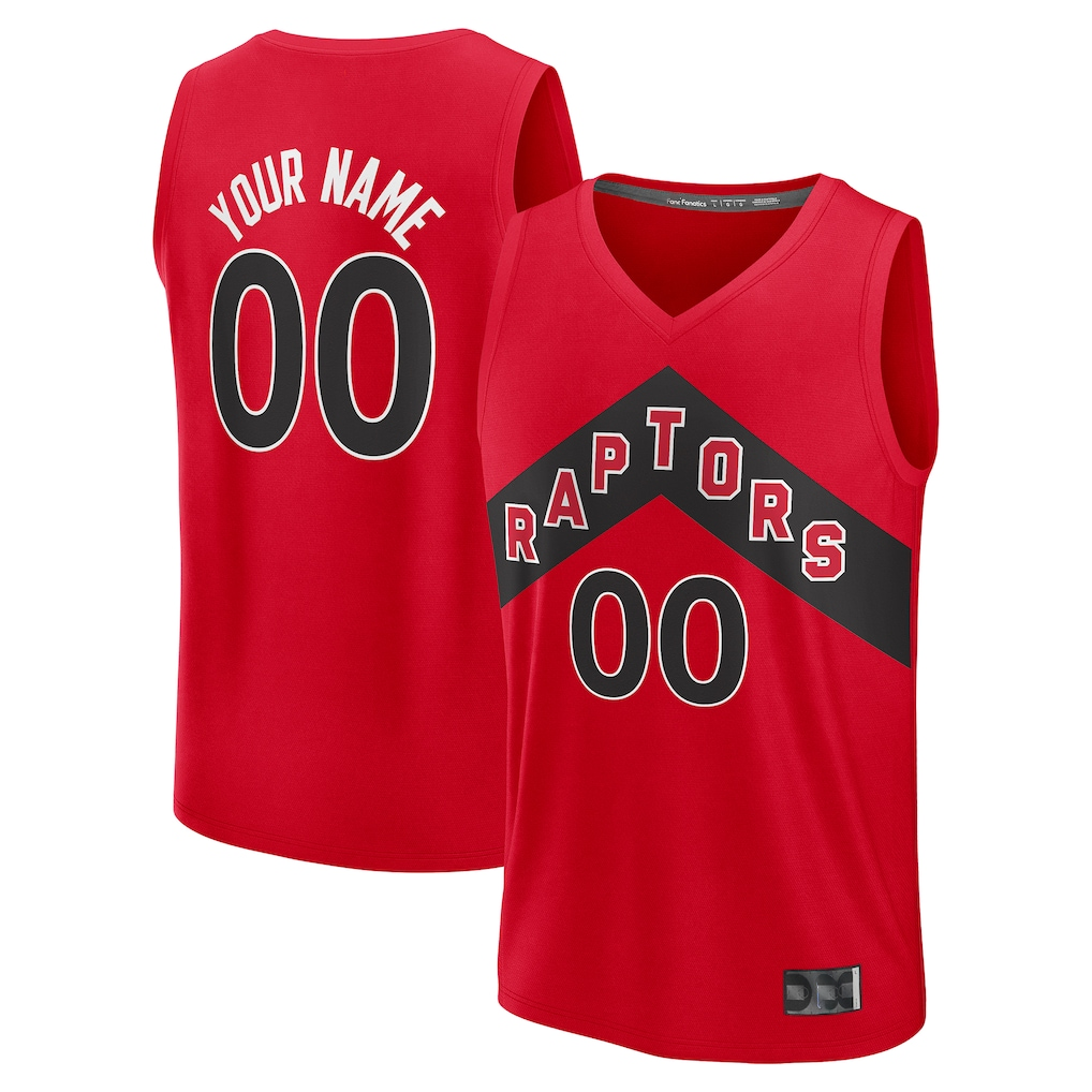 Mdoa Custom T.Raptors Red Fast Break Jerseys - Icon Edition