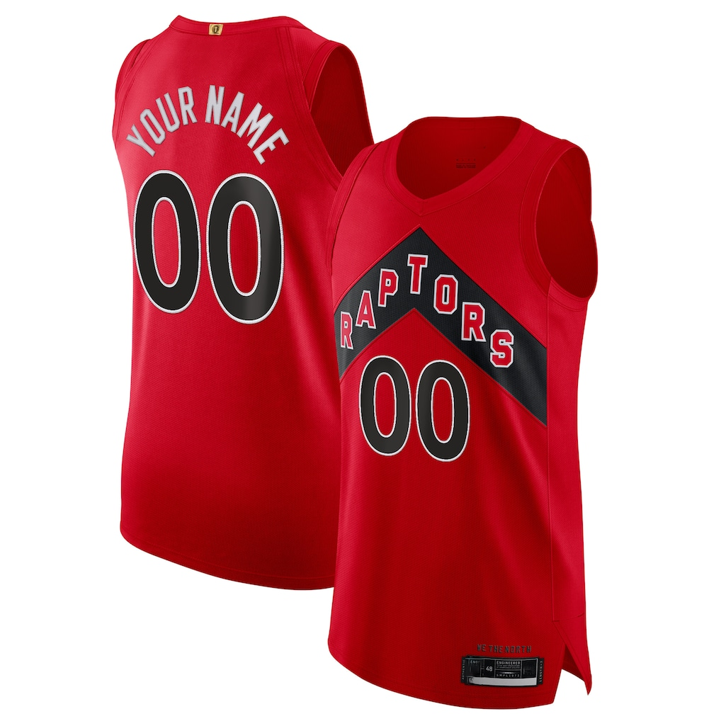 Mdoa Custom T.Raptors Red 202021 Authentic Jerseys - Icon Edition
