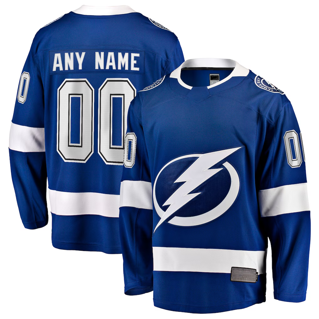 Mdoa Custom TB.Lightning Blue Home Breakaway Jerseys