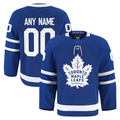 Mdoa Custom TM.Leafs Blue Home Authentic Pro Jerseys