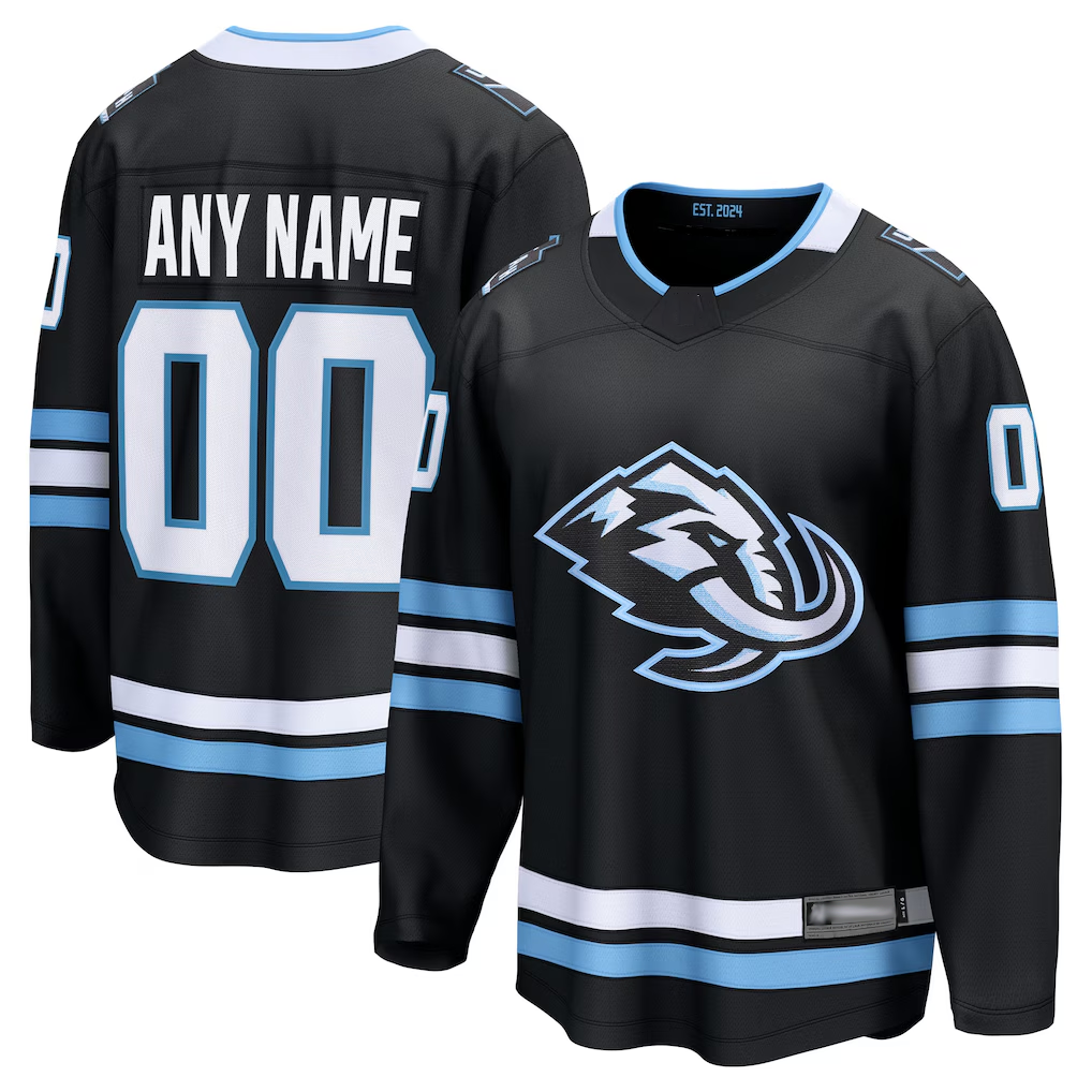 Mdoa Custom U.Mammoth Black Home Breakaway Jerseys