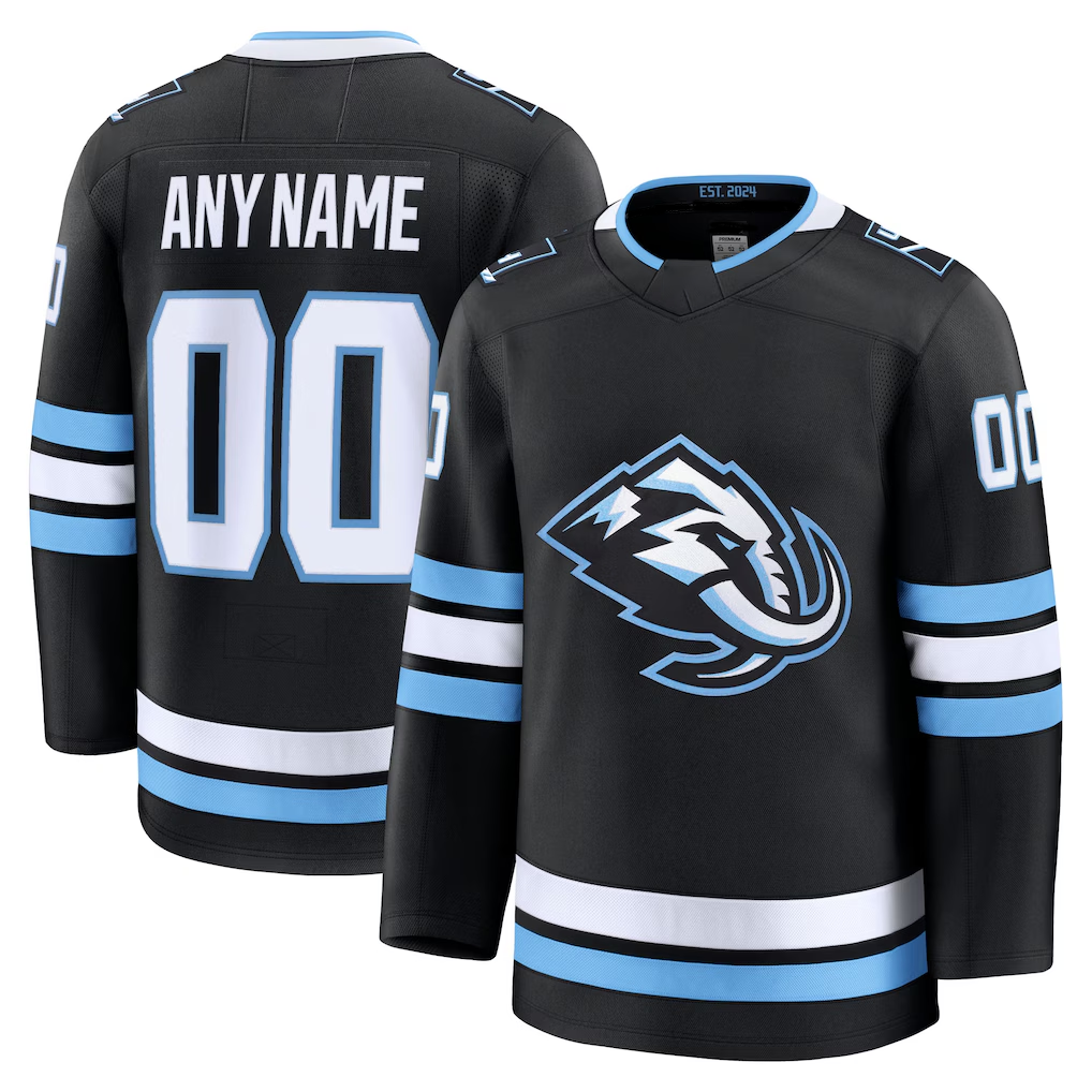 Mdoa Custom U.Mammoth Black Home Premium Jerseys