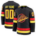 Mdoa Custom V.Canucks Black Alternate Premium Jerseys