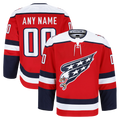 Mdoa Custom W.Capitals Red Alternate Authentic Pro Jerseys