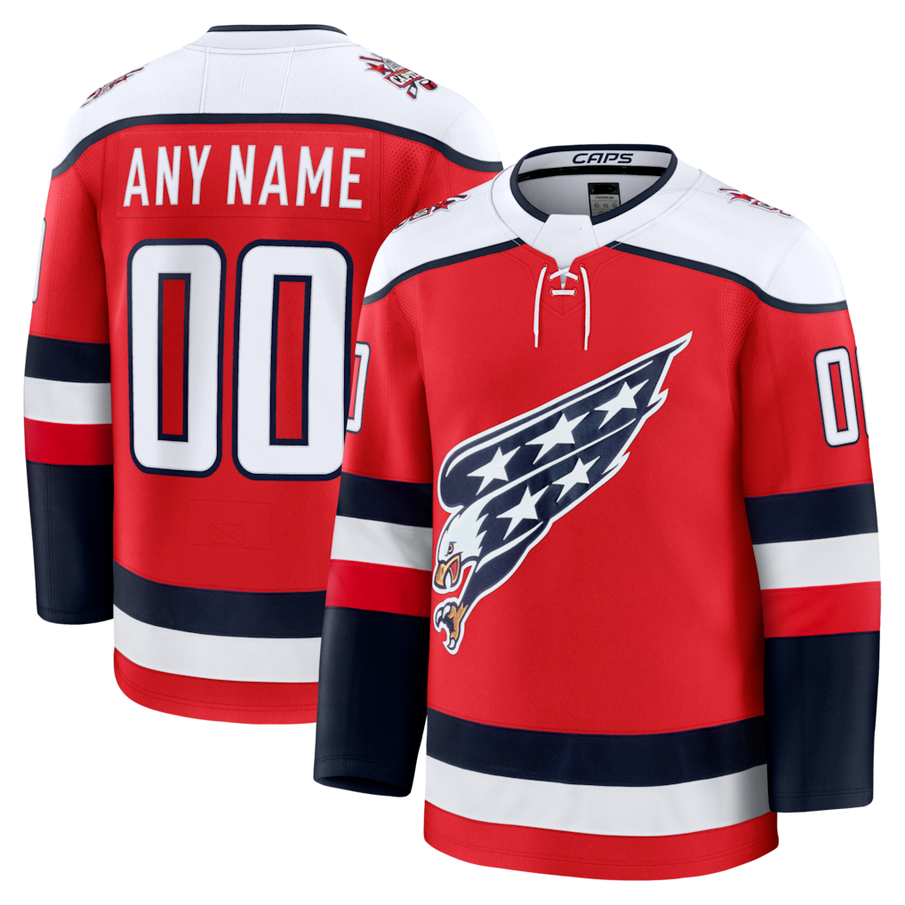 Mdoa Custom W.Capitals Red Alternate Premium Jerseys