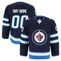 Mdoa Custom W.Jets Navy Home Authentic Pro Jerseys