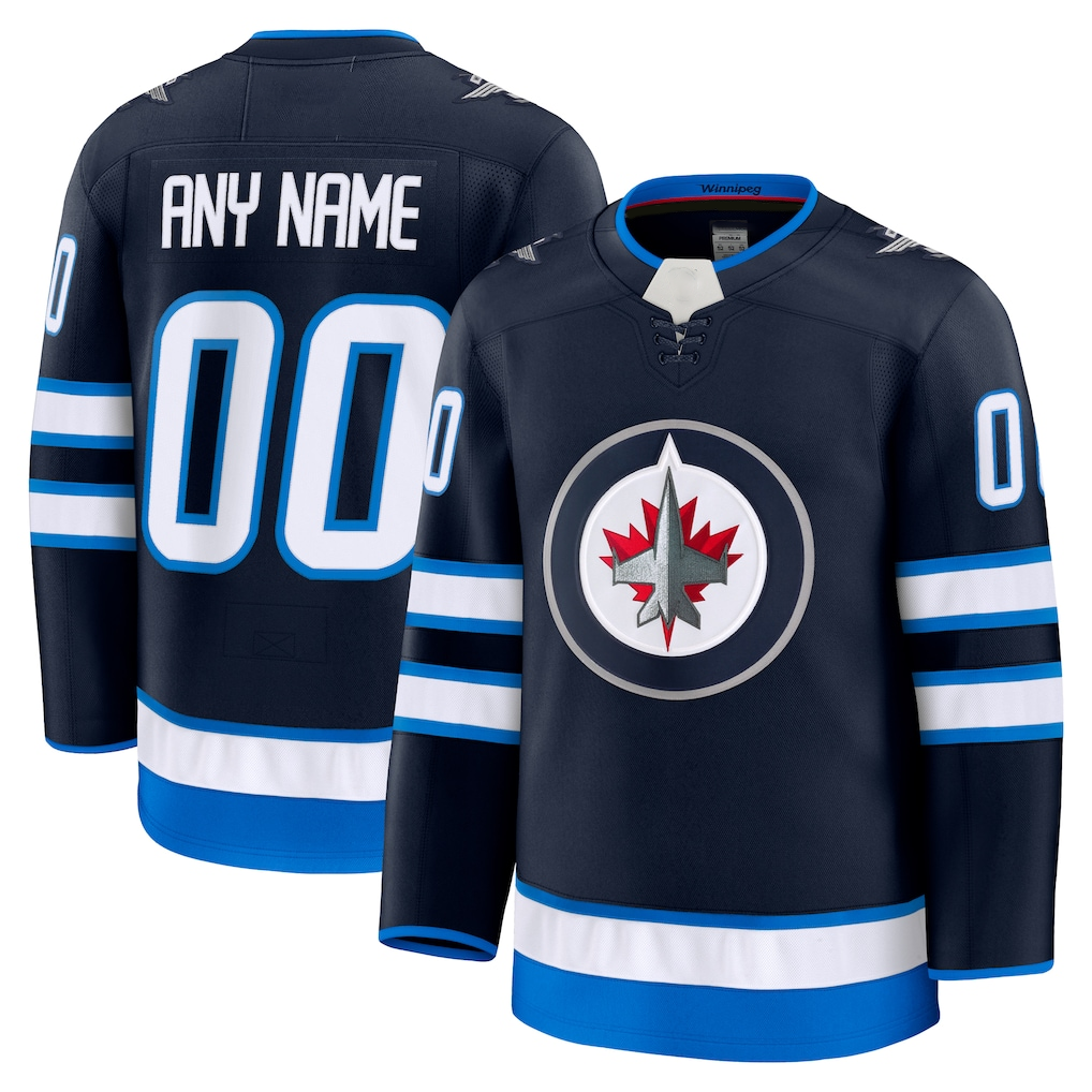 Mdoa Custom W.Jets Navy Home Premium Jerseys