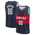 Mdoa Custom W.Wizards Navy Fast Break Jerseys - Statement Edition