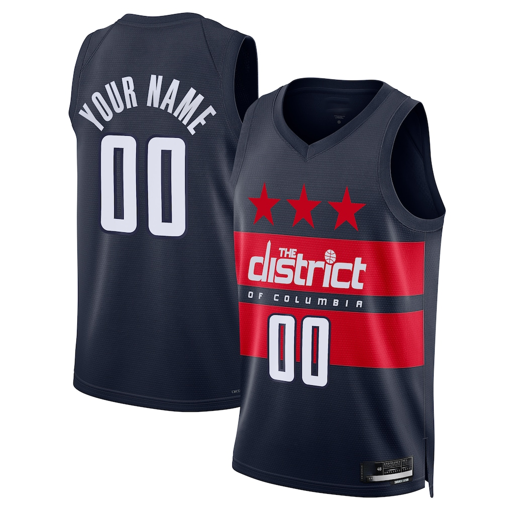 Mdoa Custom W.Wizards Navy 202425 Swingman Jerseys - Statement Edition
