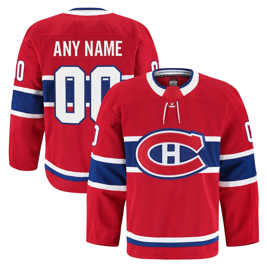 Mdoa Custom M.Canadiens Red Home Authentic Pro Jerseys